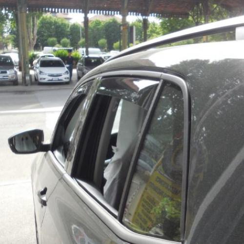 KIT 4 DEFLETTORI ARIA ANTITURBO ANT+POST VOLKSWAGEN T-CROSS 2019>