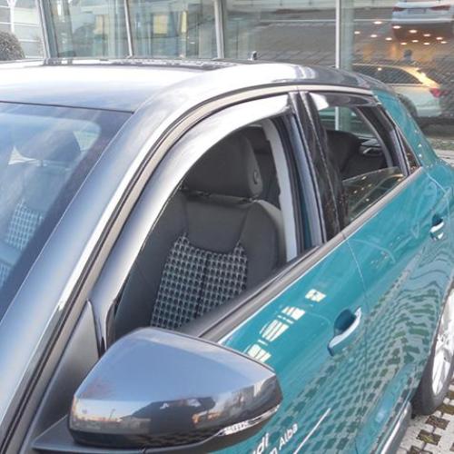 KIT 4 DEFLETTORI ARIA ANTITURBO ANT+POST AUDI A1 SPORTBACK 2019>