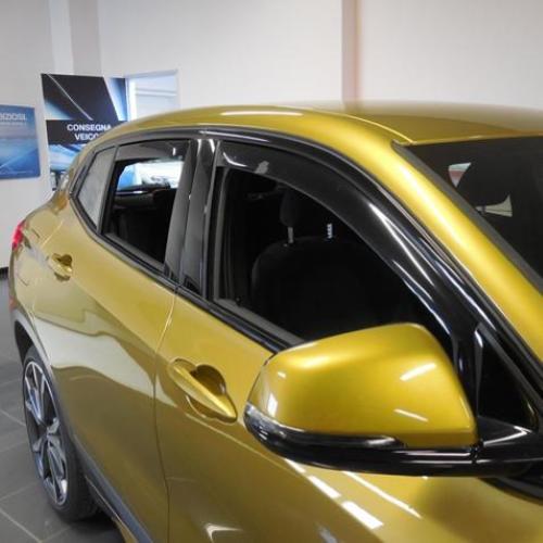 KIT 4 DEFLETTORI ARIA ANTITURBO ANT+POST BMW X2 F39 5 PORTE 2018>2023