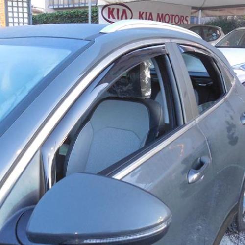 KIT 4 DEFLETTORI ARIA ANTITURBO ANT+POST KIA XCEED 5 PORTE 2019>