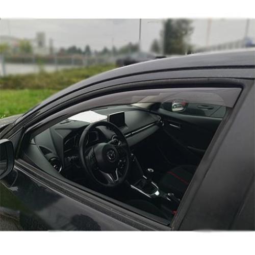 KIT 4 DEFLETTORI ARIA ANTITURBO ANT+POST MAZDA 2 DJ/C 5 PORTE 2015>