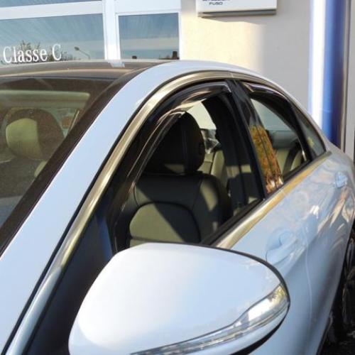 KIT 4 DEFLETTORI ARIA ANTITURBO ANT+POST MERCEDES CLASSE C BN 4 PORTE 2014>2021