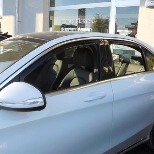 KIT 4 DEFLETTORI ARIA ANTITURBO ANT+POST MERCEDES CLASSE C BN 4 PORTE 2014>2021