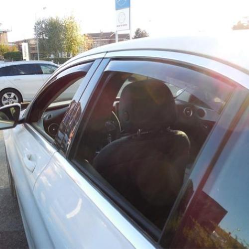 KIT 4 DEFLETTORI ARIA ANTITURBO ANT+POST MERCEDES CLASSE C BN 4 PORTE 2014>2021