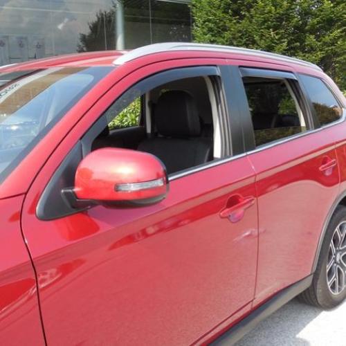 KIT 4 DEFLETTORI ARIA ANTITURBO ANT+POST MITSUBISHI OUTLANDER 5 PORTE 2013>