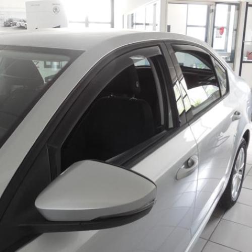 KIT 4 DEFLETTORI ARIA ANTITURBO ANT+POST SKODA OCTAVIA BN 4 PORTE 2013>