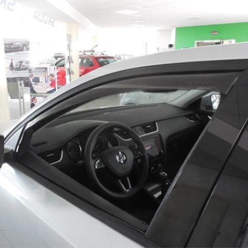 KIT 4 DEFLETTORI ARIA ANTITURBO ANT+POST SKODA OCTAVIA BN 4 PORTE 2013>