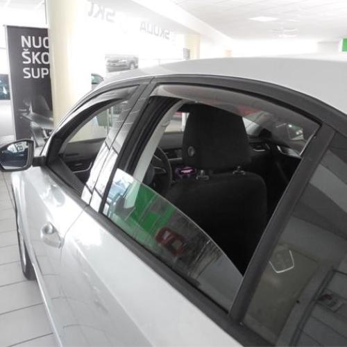 KIT 4 DEFLETTORI ARIA ANTITURBO ANT+POST SKODA OCTAVIA BN 4 PORTE 2013>