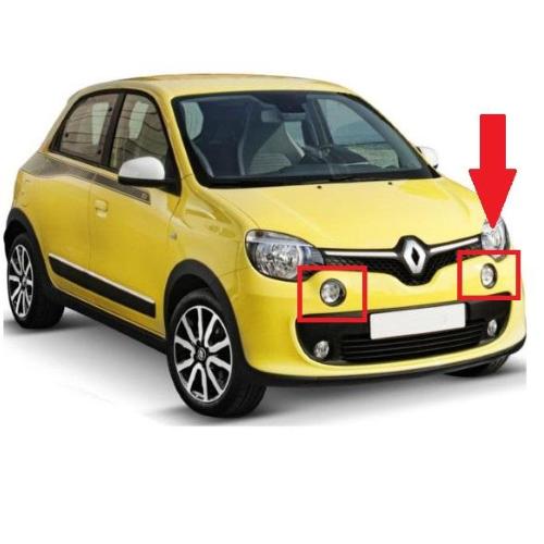 SUPPORTO LUCE DIURNA SX PER RENAULT TWINGO 01/14>