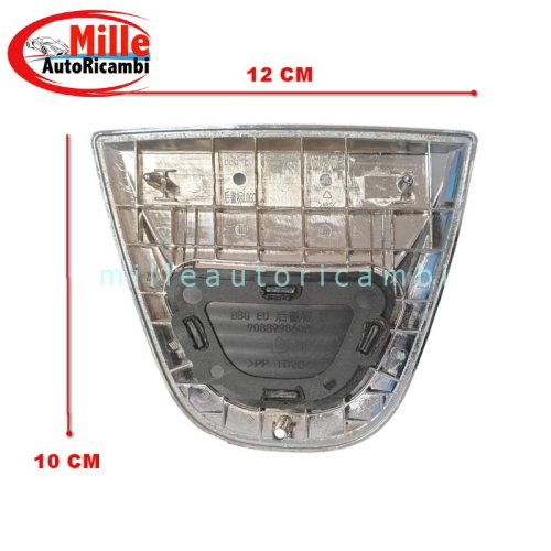 FREGIO LOGO POSTERIORE DACIA "SPRING" 2021> CROMATO ORIG 908898660R G1