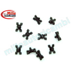 MOLLA MOLLETTE FIAT 128 SPECIAL C/CL- 131 SPECIAL MODANATURE PORTA FIANCATE LATERALI NERA