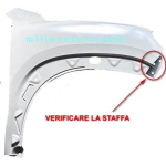 PARAFANGO ANTERIORE DESTRO PER DACIA SPRING 2020> EV (B6M1) CON STAFFA GRANDE