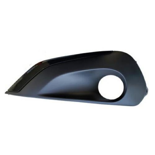 GRIGLIA PARAURTI ANT/SX C/FEND+MODAN NERA LUCIDA PEUGEOT 208 06/15>