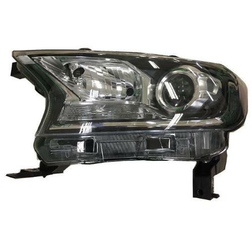 FARO FANALE PROIETTORE SX HB3-H11 PRED REG ELETT PER FORD RANGER 2017> PARABOLA NERA