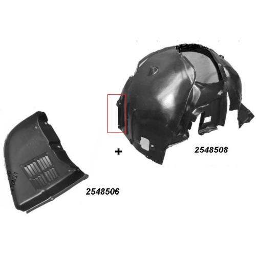 RIPARO PASSARUOTA LOCARO ANT/DX PER BMW SERIE 5 E60/E61 07/03>12/09