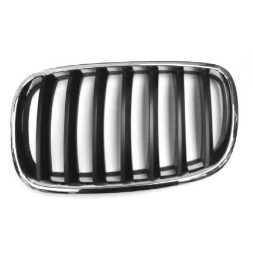 GRIGLIA MASCHERINA ANT/SX CROM-NERA PER BMW X5 E70 01/07> X6 E71 01/08>