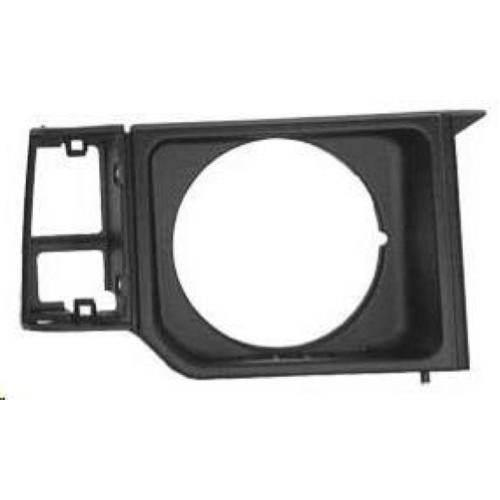 MODANATURA CORNICE FARO DX NERO MITSUBISHI PAJERO 01/83>03/91