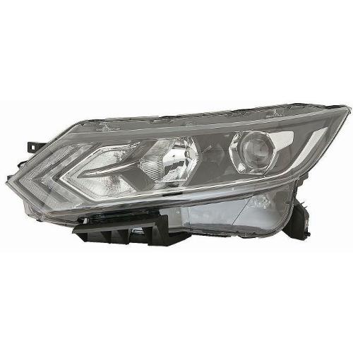 FARO FANALE PROIETTORE DX H7 C/LUCE DIURN A LED PR REG ELE PER NISSAN QASHQAI 2017>