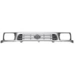 GRIGLIA MASCHERINA CROMATA-NERA PER TOYOTA HILUX 2WD 01/98>12/00