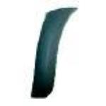 MODANATURA PARAURTI TERMINALE ANT/SX TOYOTA RAV 4 08/00>12/05