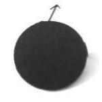 TAPPO PARAURTI COPRIGANCIO TRAINO ANT/DX PER TOYOTA AURIS 01/07>02/10