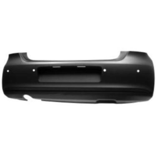 PARAURTI POSTERIORE CON FORI SENSORI PER VOLKSWAGEN POLO 2009>2014 C/FORO MARMITTA