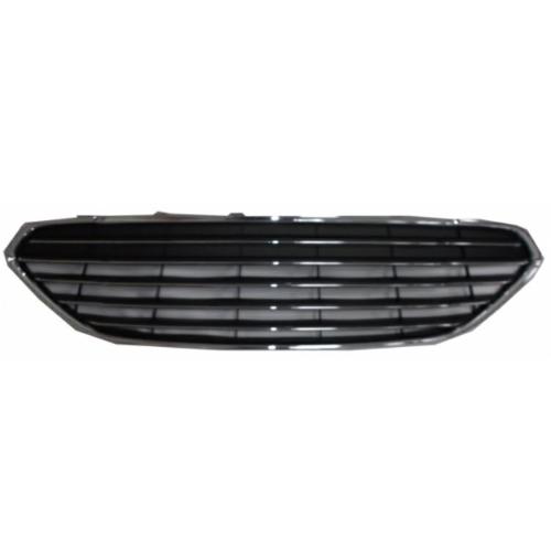 GRIGLIA PARAURTI ANTERIORE C/LE SUP C/CORNICE CROM FORD FIESTA 01/13>