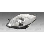 FARO FANALE PROIETTORE DX H4 C/MOTOR ELETT LENTE CHIARA TOYOTA YARIS 01/09> VALEO