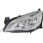 FARO FANALE PROIETTORE SX 2H7 C/MOTOR ELETT C/DRL OPEL ASTRA J 01/10> PARAB CROM HELLA