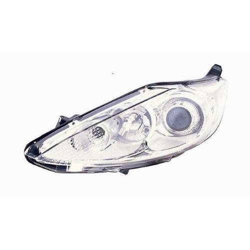FARO FANALE PROIETTORE SX H7-H1 C/MOT ELET PER FORD FIESTA 2009>2012 PARABOLA CROMATA