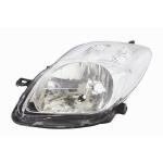 FARO FANALE PROIETTORE SX H4 C/MOTOR EL PER TOYOTA YARIS 2009> PARABOLA CROMATA MODELLO VALEO