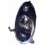 FARO FANALE PROIETTORE SX H4 PRED REG ELETT PER NISSAN MICRA 2003>2007 PARABOLA NERA