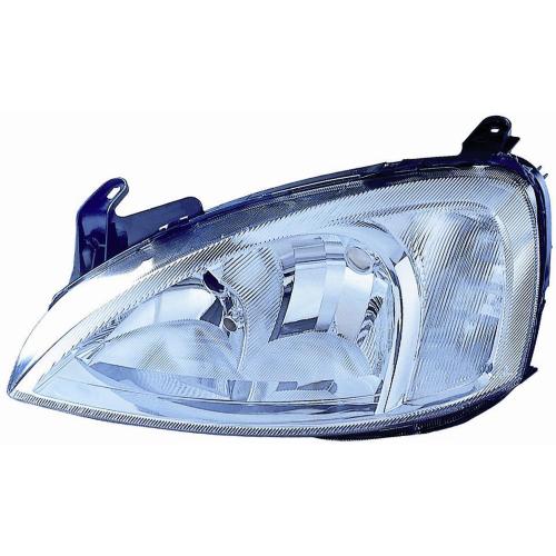 FARO FANALE PROIETTORE DX 2H7 C/MOTOR ELETT PER OPEL CORSA C 2000>2002 MODELLO VALEO