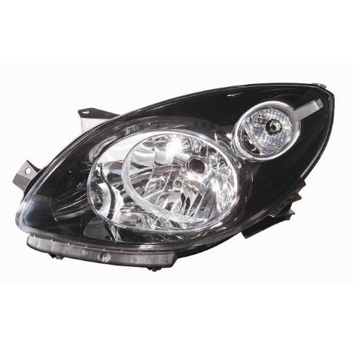 FARO FANALE PROIETTORE DX H4 PRED REG ELET PER RENAULT TWINGO 2007> PARABOLA NERA