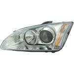 FARO FANALE PROIETTORE SX H7-H1 C/MOTOR ELETT PARAB CROM FORD FOCUS 01/05> HELLA
