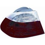 FANALE FANALINO POSTERIORE SINISTRO ESTERNO BIANCO ROSSO SENZA PORTALAMPADA PER BMW SERIE 3 E46 CC DAL 1998 AL 2003