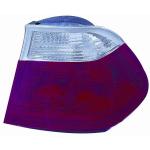 FANALE FANALINO POSTERIORE DESTRO ESTERNO BIANCO ROSSO SENZA PORTALAMPADA PER BMW SERIE 3 E46 DAL 1998 AL 2001