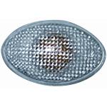 FANALE FANALINO LATERALE DESTRO=SINISTRO SENZA PORTALAMPADA PER FORD FIESTA/KA/MONDEO - MAZDA 121 BIANCO