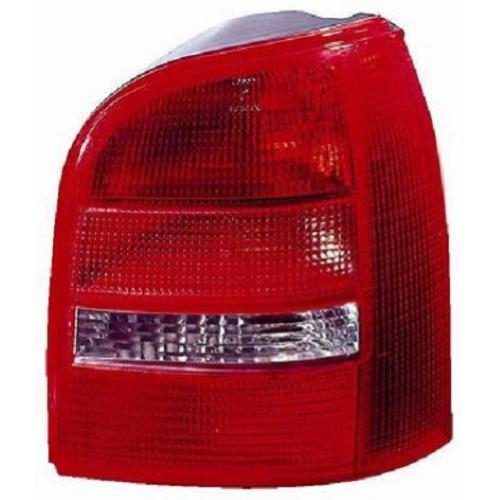 FANALE FANALINO POSTERIORE SINISTRO BIANCO ROSSO SENZA PORTALAMPADA PER AUDI A4  DAL 1999 AL 2000 STATIO WAGON