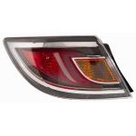 FANALE FANALINO POSTERIORE DESTRO ROSSO SENZA PORTALAMPADA PER MAZDA 6 DAL 2010 4/5 PORTE