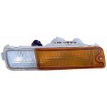 FANALE FANALINO ANTERIORE DESTRO SENZA PORTALAMPADA PER MITSUBISHI L200 DAL 1996 AL 2005 BIANCO ARANCIO