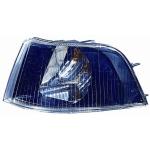 FANALE FANALINO ANTERIORE DESTRO SENZA PORTALAMPADA PER VOLVO S40/V40 DAL 2000 AL 2003 CRYSTAL CORNICE NERA