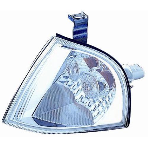 FANALE FANALINO ANTERIORE SINISTRO SENZA PORTALAMPADA PER SKODA OCTAVIA DAL 2000 AL 2004 CRYSTAL