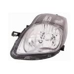 FARO FANALE PROIETTORE SX H4 C/MOTOR EL PER TOYOTA YARIS 2009> PARABOLA NERA MODELLO VALEO
