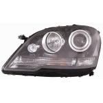 FARO FANALE PROIETTORE DX H7-H7 C/MOT EL PER MERCEDES CLASSE ML W164 2008>2011 PARABOLA NERA