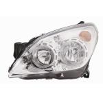FARO FANALE PROIETTORE SX H7-H1 C/MOTOR ELETT PER OPEL ASTRA H 2007>2009 PARABOLA CROMATA