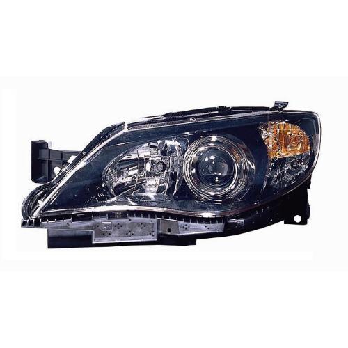 FARO FANALE PROIETTORE SX H7-HB3 PRED REG ELETT PER SUBARU IMPREZA 2008> PARABOLA NERA