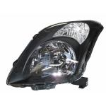 FARO FANALE PROIETTORE SX H4 PRED REG ELETT PER SUZUKI SWIFT 2005>2010 PARABOLA NERA