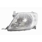 FARO FANALE PROIETTORE SX H4 PRED REG ELETT PER TOYOTA HI-LUX PICK-UP 2008>2010