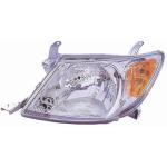 FARO FANALE PROIETTORE SX H4 PRED REG ELETT PER TOYOTA HI-LUX PICK-UP 2004>2008